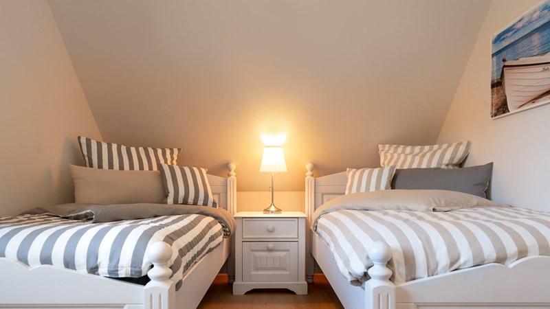 Ferien im Dünenhaus Lasse und Ole Insel Rügen zweites Schlafzimmer