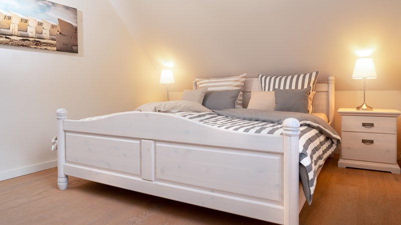 Ferien im Duenenhaus Schlafzimmer 1