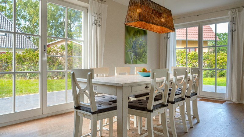 Ferien im Dünenhaus Ole und Lasse Essbereich Insel Rügen
